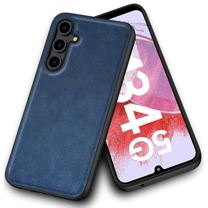For Samsung Galaxy M34 5G / F34 5G Case PU Leather +PC+TPU Retro Phone Cover