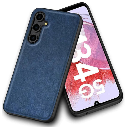 For Samsung Galaxy M34 5G / F34 5G Case PU Leather +PC+TPU Retro Phone Cover