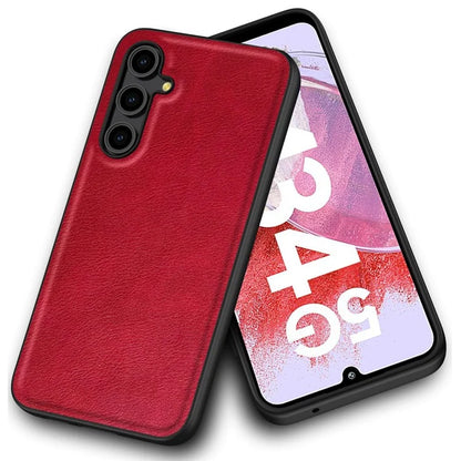 For Samsung Galaxy M34 5G / F34 5G Case PU Leather +PC+TPU Retro Phone Cover