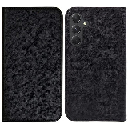 For Samsung Galaxy M35 5G Case Cross Texture PU Leather Wallet Phone Cover
