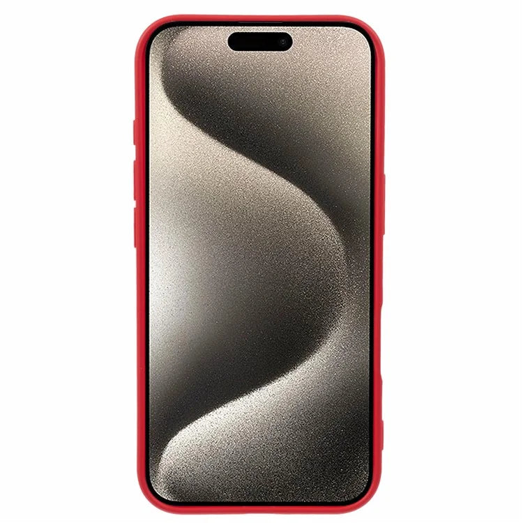 For iPhone 16 Case TPU Phone Cover with Soft Fiber Lining