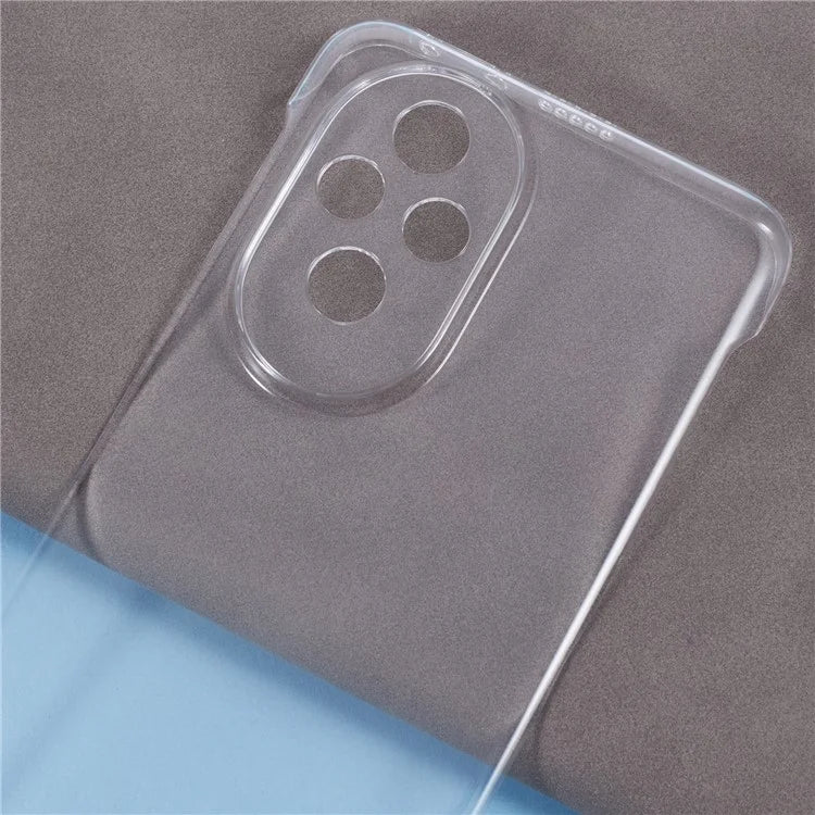 For Honor 200 5G Case Clear Shockproof Frameless Hard PC Phone Cover