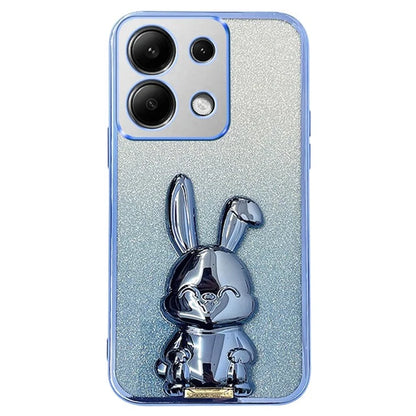 For Xiaomi Redmi Note 13 Pro 4G / Poco M6 Pro 4G Case PC+TPU Phone Cover Glitter Cartoon Rabbit