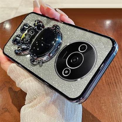 For Xiaomi Redmi A3 / Poco C61 4G Case PC+TPU Kickstand Astronaut Phone Cover