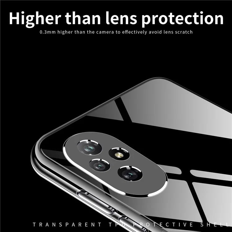 MOFI For Honor 200 Pro 5G Clear Case Shockproof Slim TPU Phone Cover