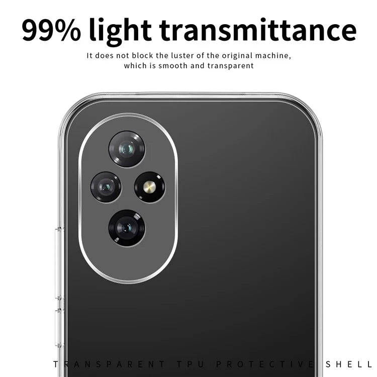 MOFI For Honor 200 Pro 5G Clear Case Shockproof Slim TPU Phone Cover