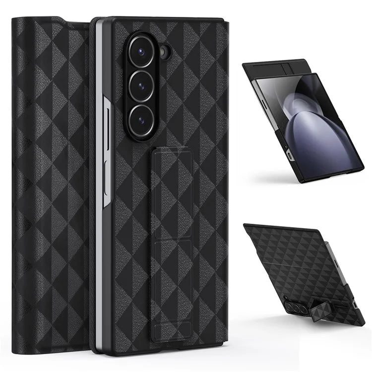 DUX DUCIS Fitt Series for Samsung Galaxy Z Fold6 5G Case Leather Phone Cover with Card Slot Kickstand