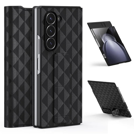 DUX DUCIS Fitt Series for Samsung Galaxy Z Fold6 5G Case Leather Phone Cover with Card Slot Kickstand