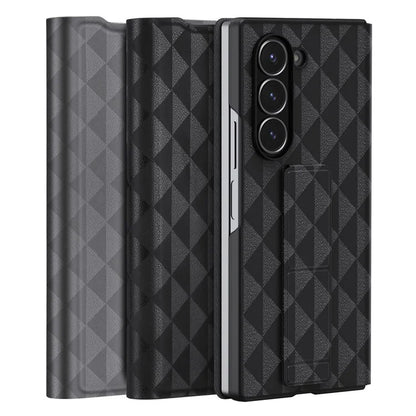DUX DUCIS Fitt Series for Samsung Galaxy Z Fold6 5G Case Leather Phone Cover with Card Slot Kickstand