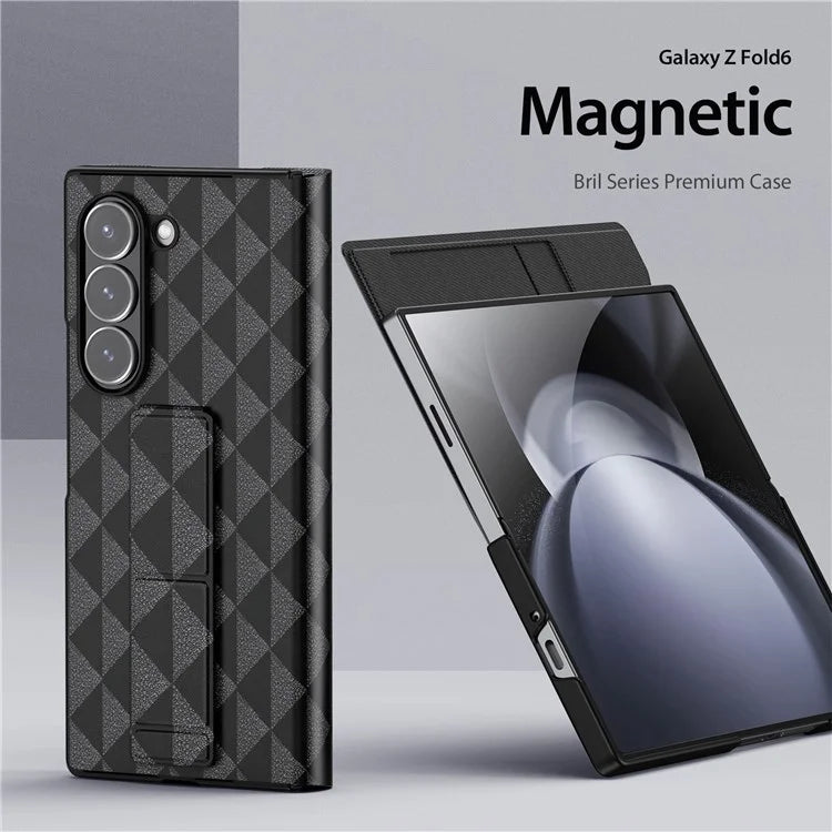 DUX DUCIS Fitt Series for Samsung Galaxy Z Fold6 5G Case Leather Phone Cover with Card Slot Kickstand