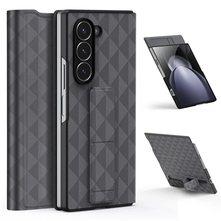 DUX DUCIS Fitt Series for Samsung Galaxy Z Fold6 5G Case Leather Phone Cover with Card Slot Kickstand