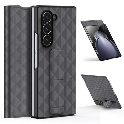DUX DUCIS Fitt Series for Samsung Galaxy Z Fold6 5G Case Leather Phone Cover with Card Slot Kickstand
