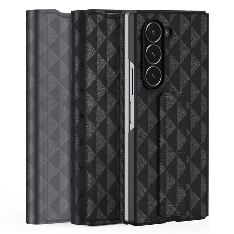 DUX DUCIS Fitt Series for Samsung Galaxy Z Fold6 5G Case Leather Phone Cover with Card Slot Kickstand