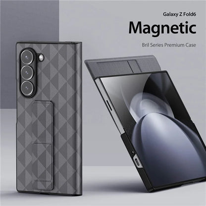 DUX DUCIS Fitt Series for Samsung Galaxy Z Fold6 5G Case Leather Phone Cover with Card Slot Kickstand