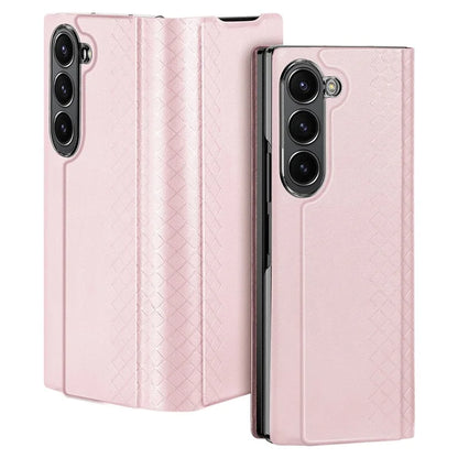 DUX DUCIS Bril Series for Samsung Galaxy Z Fold6 5G Case Card Slot Leather Stand Phone Cover