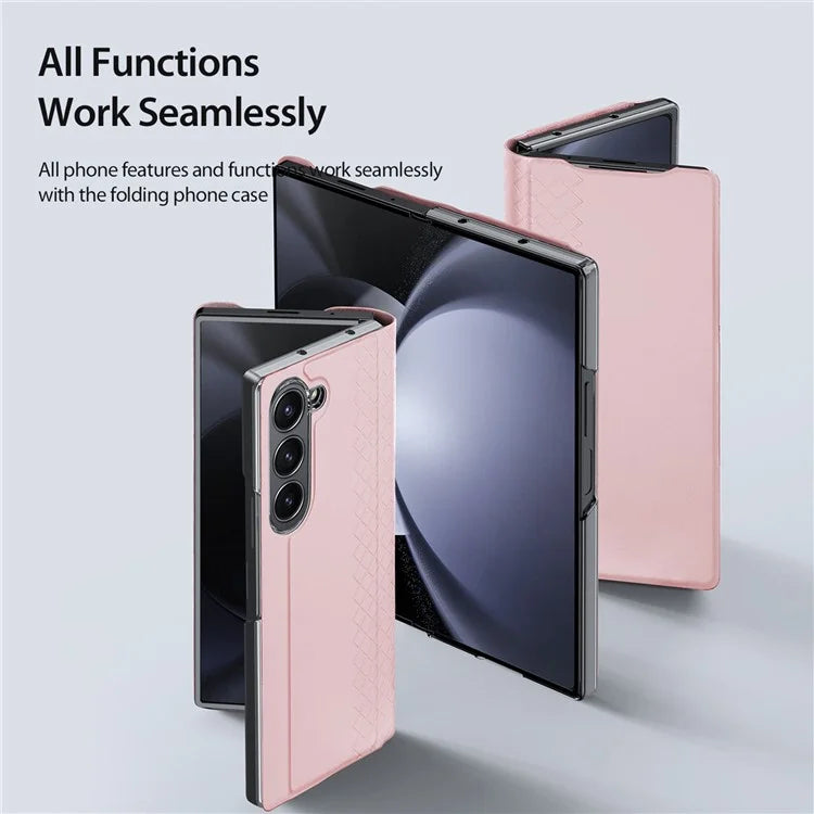 DUX DUCIS Bril Series for Samsung Galaxy Z Fold6 5G Case Card Slot Leather Stand Phone Cover