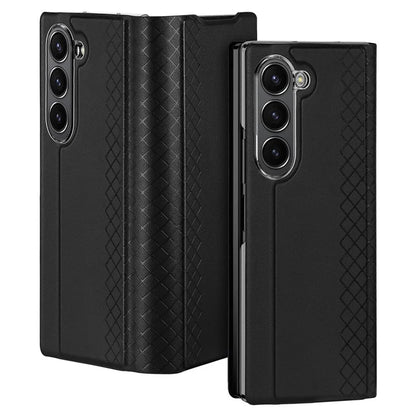 DUX DUCIS Bril Series for Samsung Galaxy Z Fold6 5G Case Card Slot Leather Stand Phone Cover