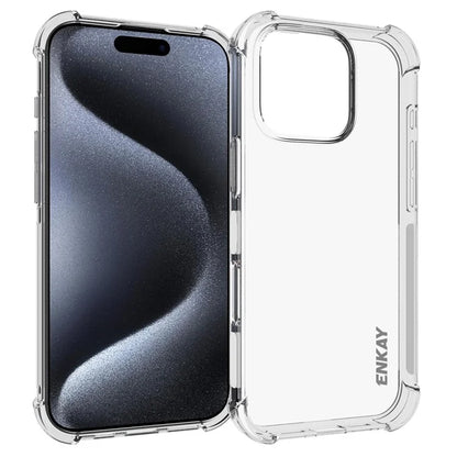 ENKAY HAT PRINCE For iPhone 16 Pro Case Non-Slip TPU Phone Cover Thickened Corners