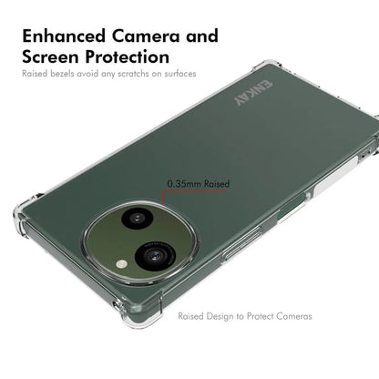 ENKAY HAT PRINCE For Sharp Aquos R9 TPU Case Corner Cushion Phone Cover Transparent