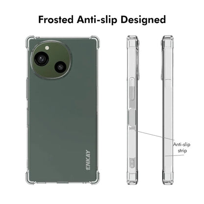 ENKAY HAT PRINCE For Sharp Aquos R9 TPU Case Corner Cushion Phone Cover Transparent