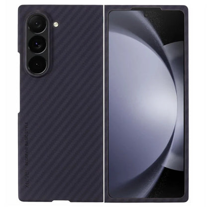 X-LEVEL For Samsung Galaxy Z Fold6 5G Phone Case PC Mobile Phone Cover Carbon Fiber Texture Phone Shell