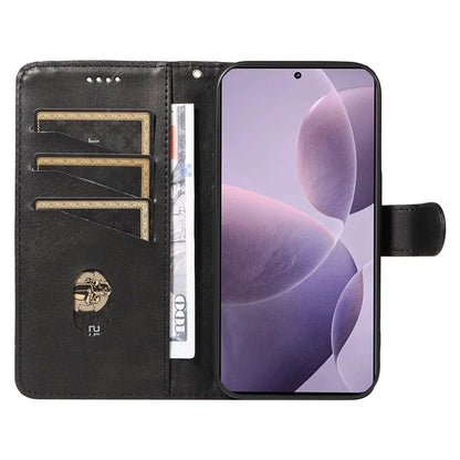 For Xiaomi Poco F6 Pro 5G / Redmi K70 5G / K70 Pro 5G Case T-Shaped Lines Leather Phone Cover