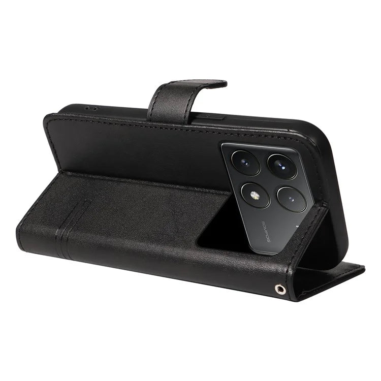 For Xiaomi Poco F6 Pro 5G / Redmi K70 5G / K70 Pro 5G Case T-Shaped Lines Leather Phone Cover