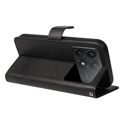 For Xiaomi Poco F6 Pro 5G / Redmi K70 5G / K70 Pro 5G Case T-Shaped Lines Leather Phone Cover