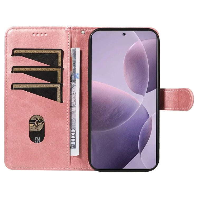 For Xiaomi Poco F6 Pro 5G / Redmi K70 5G / K70 Pro 5G Case T-Shaped Lines Leather Phone Cover