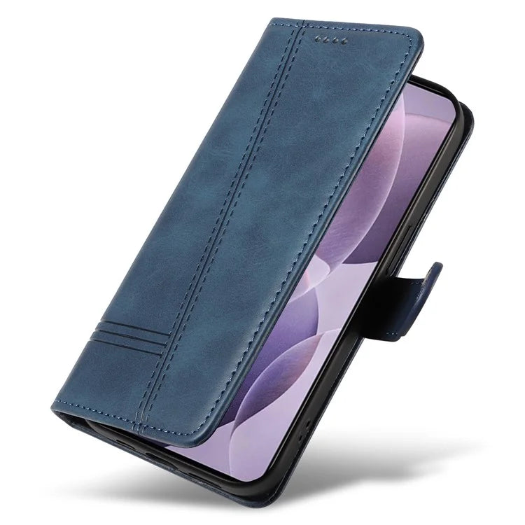 For Xiaomi Poco F6 Pro 5G / Redmi K70 5G / K70 Pro 5G Case T-Shaped Lines Leather Phone Cover