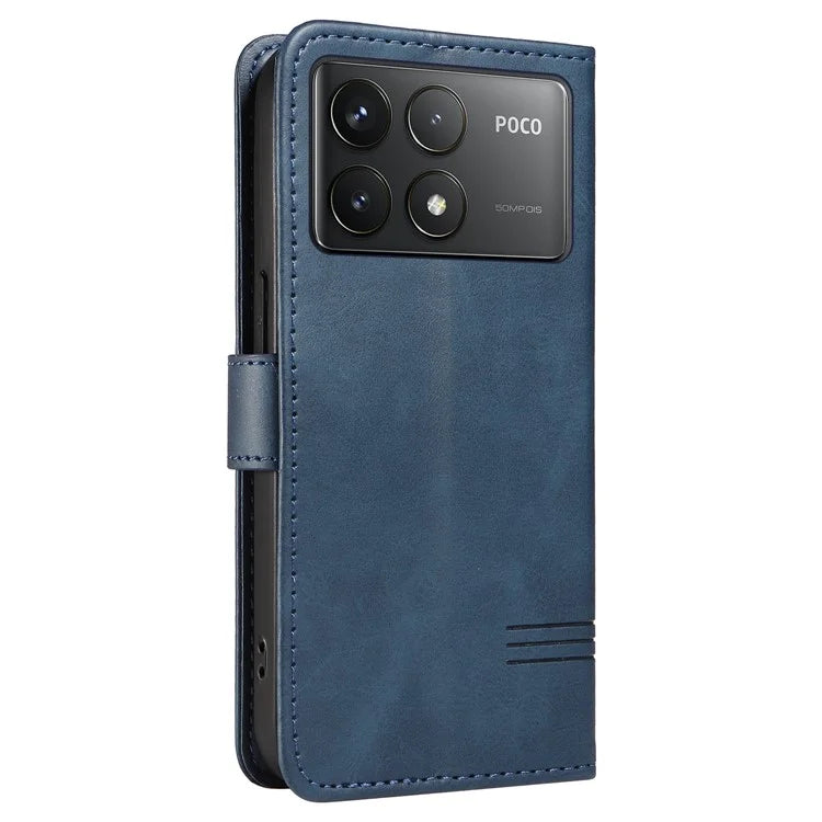 For Xiaomi Poco F6 Pro 5G / Redmi K70 5G / K70 Pro 5G Case T-Shaped Lines Leather Phone Cover