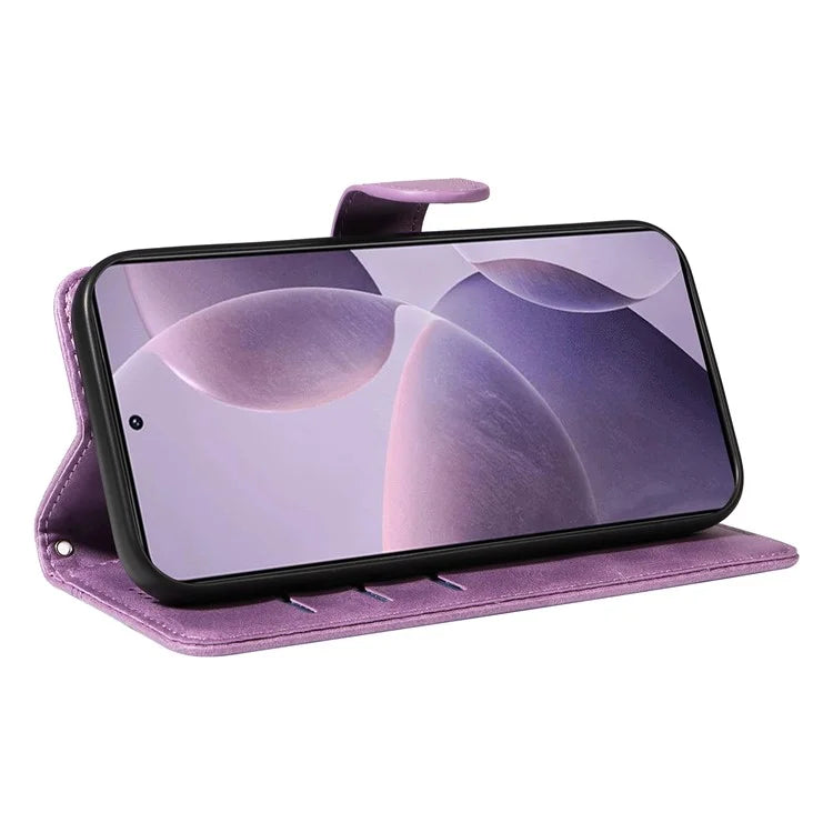 For Xiaomi Poco F6 Pro 5G / Redmi K70 5G / K70 Pro 5G Case T-Shaped Lines Leather Phone Cover