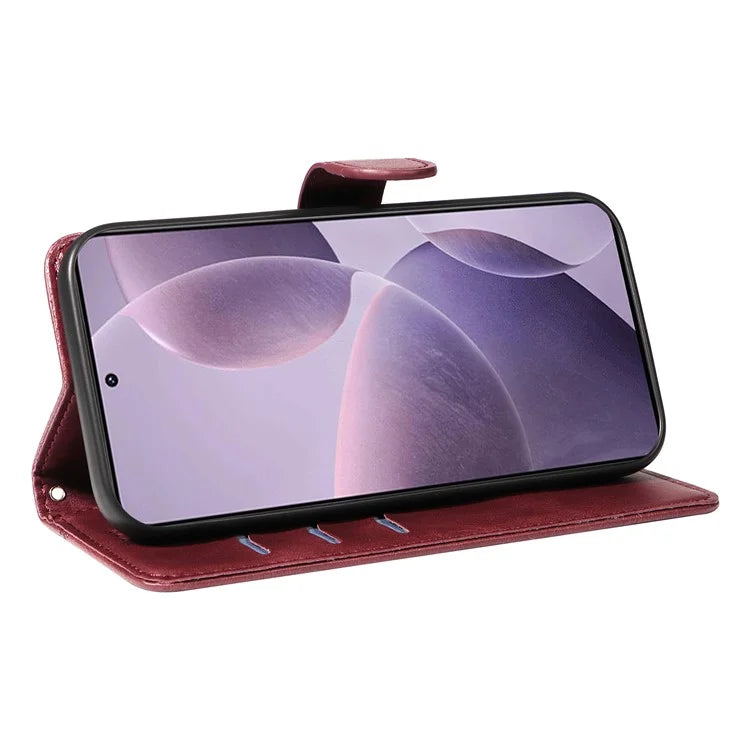 For Xiaomi Poco F6 Pro 5G / Redmi K70 5G / K70 Pro 5G Case T-Shaped Lines Leather Phone Cover