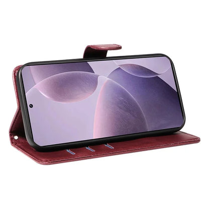For Xiaomi Poco F6 Pro 5G / Redmi K70 5G / K70 Pro 5G Case T-Shaped Lines Leather Phone Cover
