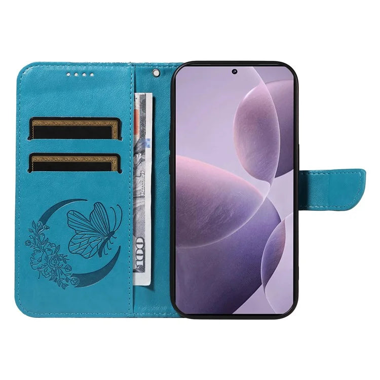 For Xiaomi Redmi K70 5G / K70 Pro 5G / Poco F6 Pro 5G Case Butterfly Wallet Stand Flip Leather Phone Cover