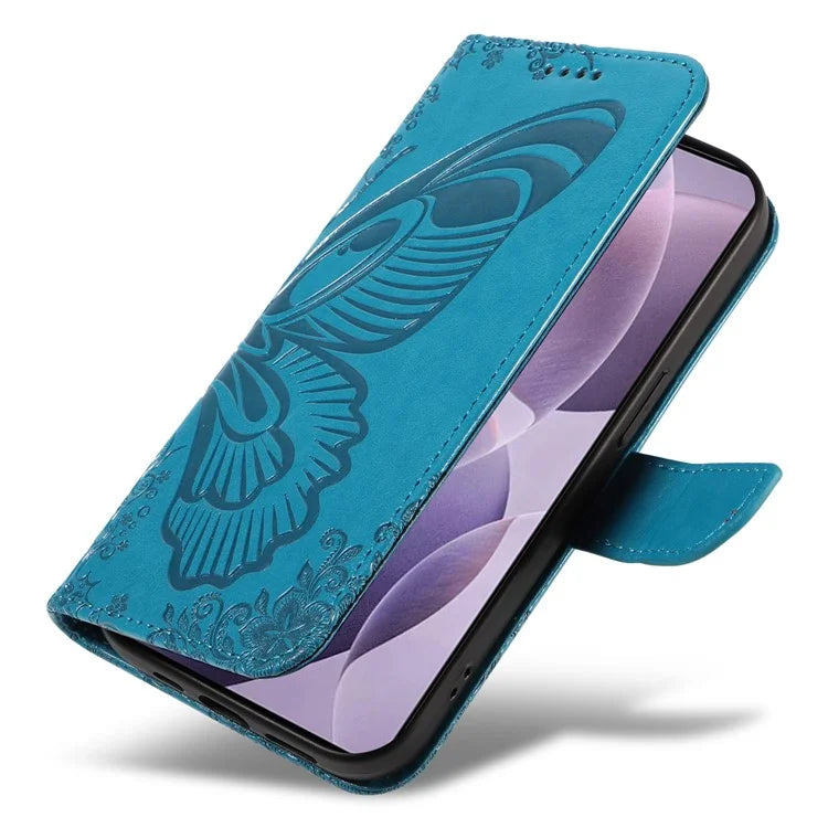 For Xiaomi Redmi K70 5G / K70 Pro 5G / Poco F6 Pro 5G Case Butterfly Wallet Stand Flip Leather Phone Cover