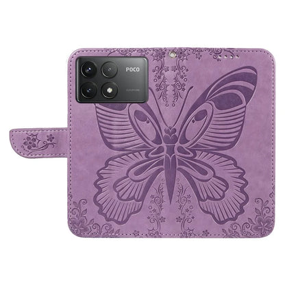 For Xiaomi Redmi K70 5G / K70 Pro 5G / Poco F6 Pro 5G Case Butterfly Wallet Stand Flip Leather Phone Cover
