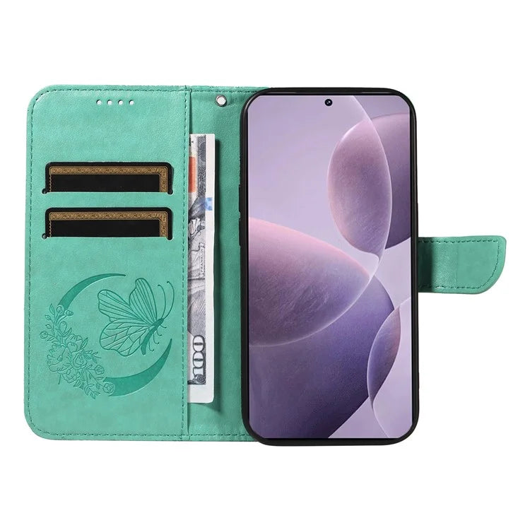 For Xiaomi Redmi K70 5G / K70 Pro 5G / Poco F6 Pro 5G Case Butterfly Wallet Stand Flip Leather Phone Cover