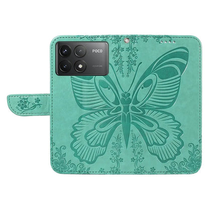 For Xiaomi Redmi K70 5G / K70 Pro 5G / Poco F6 Pro 5G Case Butterfly Wallet Stand Flip Leather Phone Cover