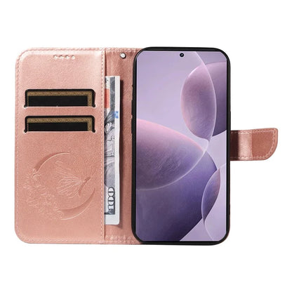 For Xiaomi Redmi K70 5G / K70 Pro 5G / Poco F6 Pro 5G Case Butterfly Wallet Stand Flip Leather Phone Cover