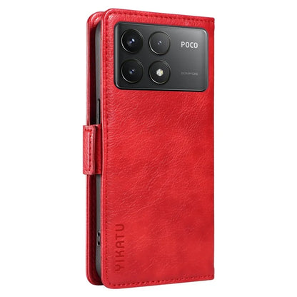 YIKATU YK-007 For Xiaomi Poco F6 Pro 5G / Redmi K70 5G / K70 Pro 5G Leather Case Phone Wallet Cover