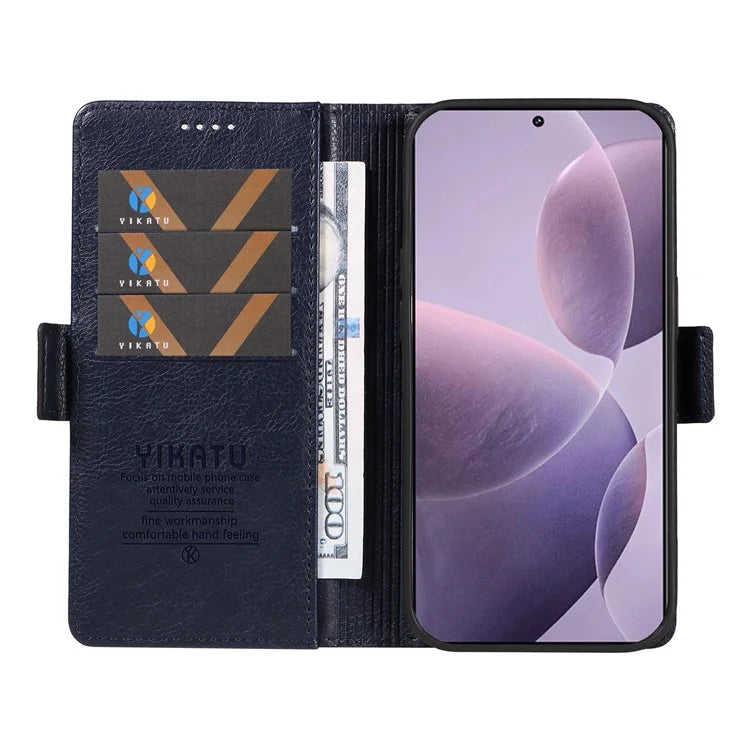 YIKATU YK-007 For Xiaomi Poco F6 Pro 5G / Redmi K70 5G / K70 Pro 5G Leather Case Phone Wallet Cover