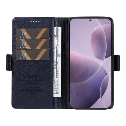 YIKATU YK-007 For Xiaomi Poco F6 Pro 5G / Redmi K70 5G / K70 Pro 5G Leather Case Phone Wallet Cover