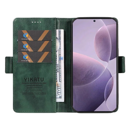YIKATU YK-007 For Xiaomi Poco F6 Pro 5G / Redmi K70 5G / K70 Pro 5G Leather Case Phone Wallet Cover