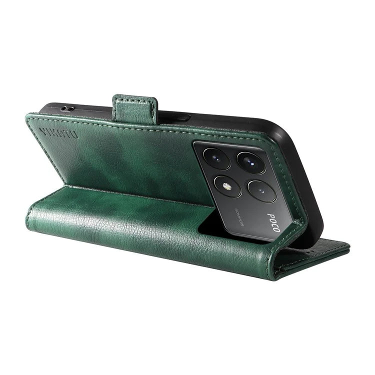 YIKATU YK-007 For Xiaomi Poco F6 Pro 5G / Redmi K70 5G / K70 Pro 5G Leather Case Phone Wallet Cover