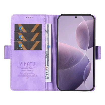 YIKATU YK-007 For Xiaomi Poco F6 Pro 5G / Redmi K70 5G / K70 Pro 5G Leather Case Phone Wallet Cover