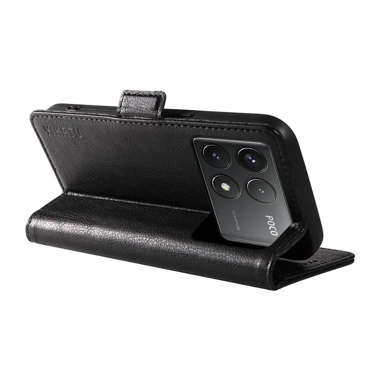 YIKATU YK-007 For Xiaomi Poco F6 Pro 5G / Redmi K70 5G / K70 Pro 5G Leather Case Phone Wallet Cover