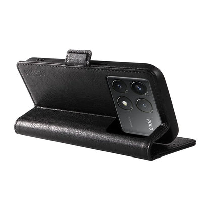 YIKATU YK-007 For Xiaomi Poco F6 Pro 5G / Redmi K70 5G / K70 Pro 5G Leather Case Phone Wallet Cover