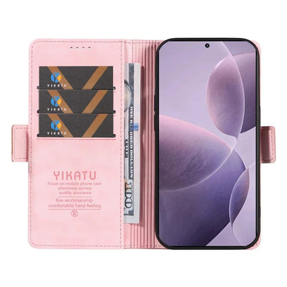 YIKATU YK-007 For Xiaomi Poco F6 Pro 5G / Redmi K70 5G / K70 Pro 5G Leather Case Phone Wallet Cover