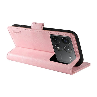 YIKATU YK-007 For Xiaomi Poco F6 Pro 5G / Redmi K70 5G / K70 Pro 5G Leather Case Phone Wallet Cover
